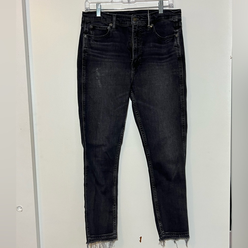 Women's Black Cigarette Jeans